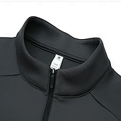 economico Felpe e Sweatshirt Elite da Uomo-Per uomo Felpe con cappuccio e zip Felpa con zip corta Nero Verde chiaro Grigio scuro Beige Colletto Mao Semplice Cool Casual Atletico Abbigliamento Felpe con cappuccio Felpe Manica Lunga
