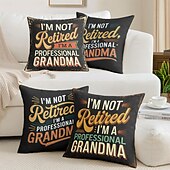 billige &quot;Quotes&amp;Saying Style&quot;-vintage dekorative putetrekk 1 stk morsomt sitat myk firkantet sofa putetrekk putetrekk for soverom stue sofa stol