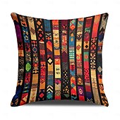 baratos Estilo Vintage-Capa de Almofadas Decorativas Floral 1PC Capa quadrada macia para Sofá Quarto Sala de Estar