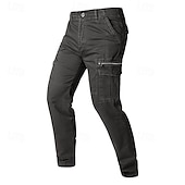 economico Pantaloni cargo-Per uomo Pantaloni cargo Tasca con cerniera Multi tasca Gamba dritta Liscio Traspirazione umidità Indossabile Lunghezza intera Esterno Giornaliero Campeggio e hiking Sportivo Di tendenza Nero Verde