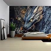 abordables animaux tentures-Tapisserie Murale Artisanale Grand Tapisserie Décor Mural Photo Arrière-plan Couverture Rideau Décoration Maison Chambre Salon