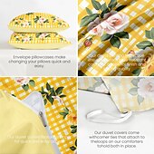 economico 100% cotone-set copripiumino con motivo floreale geometrico set morbido set di biancheria da letto in cotone di lusso in 3 pezzi set decorazioni per la casa regalo twin completo king size copripiumino queen size