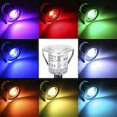 cheap Ground Lights-Recessed LED Deck Light 16 RGB Colors/4 Lighting Modes Timing RF Remote Control IP67 Waterproof LED in Ground Lights for Outdoor Yard Garden Stair Patio Pool Deck Kitchen 10Pack