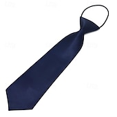 economico Cravatte e papillon per bambini-Bambino Unisex Da ragazzo Cinture Tinta unica E71 nero E73 Navy