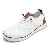cheap Men&#039;s Sneakers-Men&#039;s Lightweight Barefoot Shoes Knit Sneakers - Breathable Casual Shoes with Lace-Up Design for Walking, Travel and Daily Wear