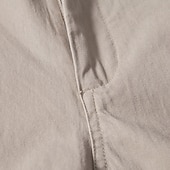 economico Pantaloni Elite da Uomo-Per uomo Chinos Bottoni Tasca Tinta unica Traspirante Indossabile Lunghezza intera All&#039;aperto Casuale Quotidiano Elegante Semplice Nero Giallo Micro-elastico