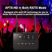 levne Bluetooth pomůcky-nové řešení bluetooth 5.4 qualcomm přijímací vysílač 2 v 1 auxrca auto tv aptx adaptive