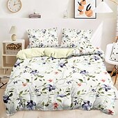 cheap 100% Cotton-100% Cotton Duvet Cover Set Floral Pattern Comforter Set Soft 3-Piece Luxury Bedding Set Home Decor Dusk Bedding Gift King Queen Full Size