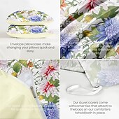cheap 100% Cotton-100% Cotton Duvet Cover Set Floral Pattern Comforter Set Soft 3-Piece Luxury Bedding Set Home Decor Dusk Bedding Gift King Queen Full Size