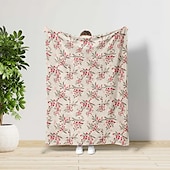 cheap Blankets &amp; Throws-Fresh Flower Pattern Super Soft  Throws Blanket, Novelty Flannel Throw Blankets Warm 3D Printed All Seasons  Gifts Big Blanket