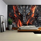 abordables animaux tentures-Tapisserie Murale Artisanale Grand Tapisserie Décor Mural Photo Arrière-plan Couverture Rideau Décoration Maison Chambre Salon