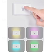 preiswerte Sensor Nachtlichter-1 Stück Nachtlicht mit PIR-Bewegungssensor – RGB-Farbwechsel-Schranklicht, USB-aufladbare Nachtlampe mit Körpersensor für Treppen, Schlafzimmer und Flur