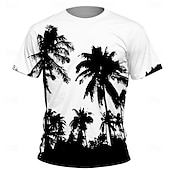voordelige Jongens 3D Visie &amp; Geometrie-Jongens 3D Grafisch Kokosnootboom T-shirt Korte mouw Zomer Lente Modieus Basic Kinderen 4-12 jaar Strakke ronde hals Buiten Casual Dagelijks Normale pasvorm