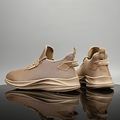 abordables Zapatillas de Correr para Hombres-Zapatillas de running de malla verde neón para hombre: zapatillas ligeras y transpirables para deportes, gimnasio y ropa informal