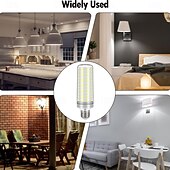 baratos Lâmpadas LED em Forma de Espiga-lâmpadas de milho LED e27 - 40w não reguláveis 175v-265v para iluminação doméstica, parede, luminárias de chão &amp;lustres 3 peças