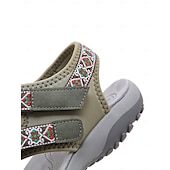 abordables Sandales Confort-sandales de sport bleues pour femmes avec sangles réglables et motif géométrique – chaussures de marche d&#039;extérieur confortables pour la randonnée, les voyages et les vêtements décontractés