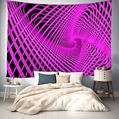 cheap Trippy Tapestries-3D Vortex Hanging Tapestry Dazzling Optical Illusion Wall Art Large Tapestry Mural Decor Photograph Backdrop Blanket Curtain Home Bedroom Living Room Decoration
