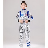 levne Kostýmy pro páry a skupiny-Astronaut předvečer Všech svatých Kariéra kostýmy Onesies Karnevalový kostým Dětské Chlapecké Dívčí Karneval Večírek Jednoduché Halloweenské kostýmy Oblékněte se