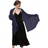 voordelige bruiloft gast wraps-baoqiya dames sjaals en omslagdoeken voor avondjurken chiffon sjaal zachte elegante zijdeachtige pashmina bruiloft bruidssjaals