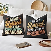 billige &quot;Quotes&amp;Saying Style&quot;-vintage dekorative putetrekk 1 stk morsomt sitat myk firkantet sofa putetrekk putetrekk for soverom stue sofa stol
