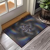 billiga Dörrmattor-3d vortex dörrmatta köksmatta golvmatta halkfri område matta oljesäker matta inomhus utomhus matta sovrum dekor badrumsmatta entré matta optisk illusion