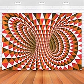 cheap Trippy Tapestries-3D Vortex Hanging Tapestry Dazzling Optical Illusion Wall Art Large Tapestry Mural Decor Photograph Backdrop Blanket Curtain Home Bedroom Living Room Decoration