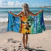 baratos conjuntos de toalhas de praia-toalha de praia de sol e praia de qualidade premium ultramacia absorvente leve durável secagem rápida design vibrante perfeito para praia piscina banhos de sol viagem acessório de verão confortável e elegante