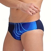 billiga badbyxor och surfshorts-Herr Badshorts Badkläder Underdelar Snörning Simmning Surfing Strand Vattensport Tryckt Sommar Vår