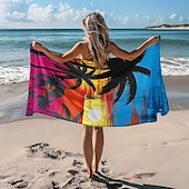 baratos conjuntos de toalhas de praia-toalha de praia de sol e praia de qualidade premium ultramacia absorvente leve durável secagem rápida design vibrante perfeito para praia piscina banhos de sol viagem acessório de verão confortável e elegante