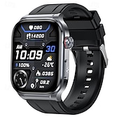 tanie Smartwatche-iMosi ET588 Inteligentny zegarek 1.96 in Inteligentny zegarek Bluetooth EKG + PPG Monitorowanie temperatury Krokomierz Kompatybilny z Android iOS Damskie Męskie Odbieranie bez użycia rąk Wodoodporny
