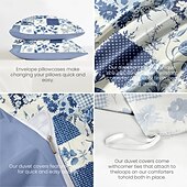 cheap 100% Cotton-Geometric Floral Pattern Duvet Cover Set Set Soft 3-Piece Luxury Cotton Bedding Set Home Decor Gift Twin Full King Queen Size Duvet Cover