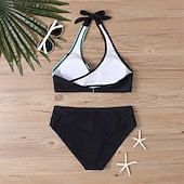 Недорогие Серфинг Танкини и Бикини-Жен. Танкини Купальник из двух частей Открытая спина Купальники Цветочный принт Купальники Желтый Розовый Дышащий Быстровысыхающий Легкость Без рукавов - Плавание Серфинг Пляж  Лето Весна