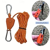 levne Kempingové příslušenství-kempingový stan uvazovací lano napínák upevnění větrné lano kladka ráčna věšáky markýza lano hák