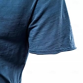 cheap Cotton Linen T-shirts-100% Cotton Men&#039;s T Shirt Tee Top Plain Crew Neck Vacation Street Short Sleeves Classic Style Clothing Apparel Fashion Designer Basic