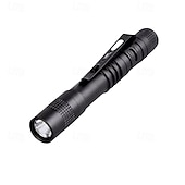 abordables Linternas-Linterna ultravioleta multifunción de 6 piezas, linternas de luz negra para exteriores a prueba de agua y caminos con función de iluminación, violeta 3,2 V 3 W para patio de camping en piscina