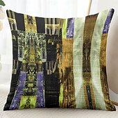 ieftine Stil vintage-Husă decorativă vintage etnică pentru perne 1PC husă moale pătrată pentru perne de canapea husa pentru dormit living canapea fotoliu
