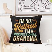 billige &quot;Quotes&amp;Saying Style&quot;-vintage dekorative putetrekk 1 stk morsomt sitat myk firkantet sofa putetrekk putetrekk for soverom stue sofa stol