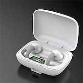 abordables Écouteurs Bluetooth sans fil-Casque Bluetooth 5.3 de sport avec annulation de bruit écouteurs gaming sans fil écouteurs stéréo non intra-auriculaires affichage LED de l&#039;état de la batterie étui de chargement pour smartphone