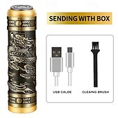 levne Holení a odstraňování chloupků-přenosný mini elektrický holicí strojek USB dobíjecí mokrý a suchý rotační holicí strojek 360° vodotěsné dvojité plovoucí holení pro pánské cestovatele nebo použití na nouzové služební cesty