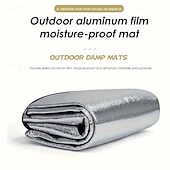 cheap Camping Accessories-Portable Moisture Proof Mat Comfortable Outdoor Camping Double Sided Moisture-proof Auminum Foil Foam Mat Picnic Camping