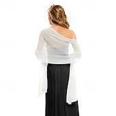 billige bryllup gjesteomslag-sjal wraps for kvinner bryllup kveld chiffon myke sjal for bryllup gjest brude skjerf