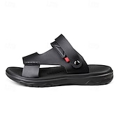 economico Infradito da Vacanza-sandali da uomo con cinturino regolabile marrone – calzature casual e comode per l&#039;estate e le vacanze