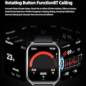 cheap Smartwatch-696 MT67 Smart Watch 1.96 inch Smartwatch Fitness Running Watch Bluetooth ECG+PPG Pedometer Call Reminder Compatible with Android iOS Women Men Long Standby Waterproof Media Control IP 67 40mm Watch