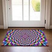 billiga Dörrmattor-3d vortex dörrmatta köksmatta golvmatta halkfri område matta oljesäker matta inomhus utomhus matta sovrum dekor badrumsmatta entré matta optisk illusion