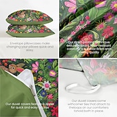 economico 100% cotone-set copripiumino con animali della foresta - include copripiumino e federe - design ispirato alla natura con creature del bosco - tessuto morbido e confortevole - perfetto per l&#039;arredamento accogliente della camera da letto