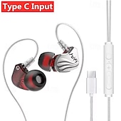 levne Drátové špunty do uší-kabelová sluchátka s mikrofonem 3,5mm sluchátka do uší zvuková izolace vodotěsná bezšňůrová stereo sluchátka bohaté basy s 1,2metrovým kabelem ovládání hlasitosti pro telefon notebook pc tablet mp3 přehrávač