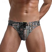 economico Costumi da bagno &amp; Pantaloni da surf-Per uomo Costume da bagno Costume da Bagno Stampato Coulisse Asciugatura Rapida Confortevole Traspirante Costume da Bagno Pantaloni Surf Spiaggia Sport Acquatici Estate