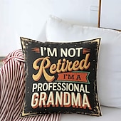 billige &quot;Quotes&amp;Saying Style&quot;-vintage dekorative putetrekk 1 stk morsomt sitat myk firkantet sofa putetrekk putetrekk for soverom stue sofa stol