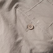 economico Pantaloni Elite da Uomo-Per uomo Chinos Bottoni Tasca Tinta unica Traspirante Indossabile Lunghezza intera All&#039;aperto Casuale Quotidiano Elegante Semplice Nero Giallo Micro-elastico