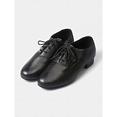 preiswerte Tanzschuhe für Herren-Schwarze Gesellschaftstanzschuhe zum Schnüren für Herren – bequemes Lederdesign für professionelle Auftritte und formelle Veranstaltungen